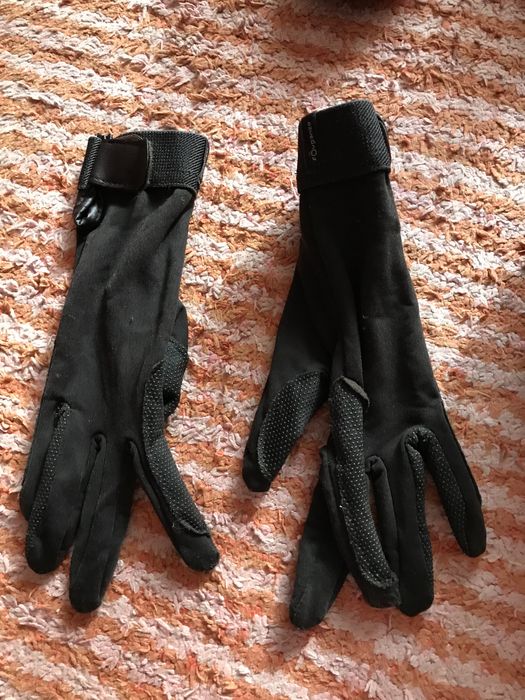 Equitação Toque, botas e luvas