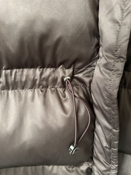 Пуховик шоколадний коричневий