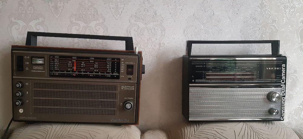 Радиоприемник океан вэф рига состояние! Звук! FM 88-108 мгц
