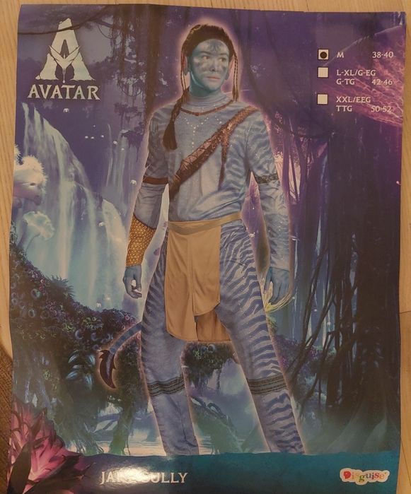 Strój Jake Sully dla mężczyzn - Avatar r M jak nowy