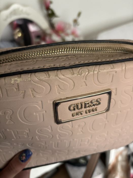 Torebka Guess pudrowy róż