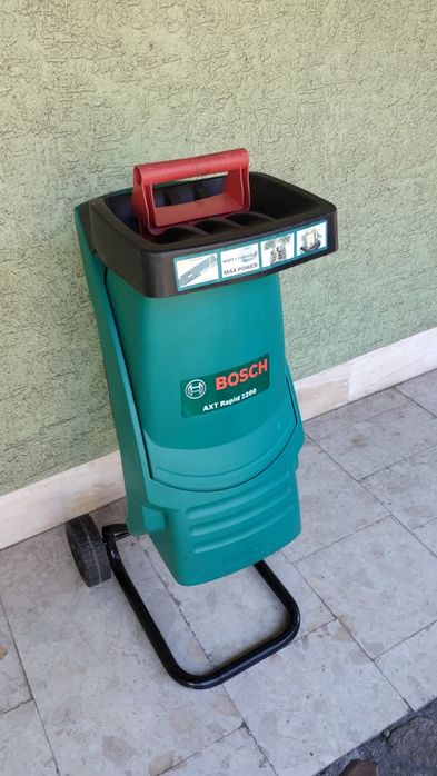 Rozdrabniacz do gałęzi Bosch uszkodzony