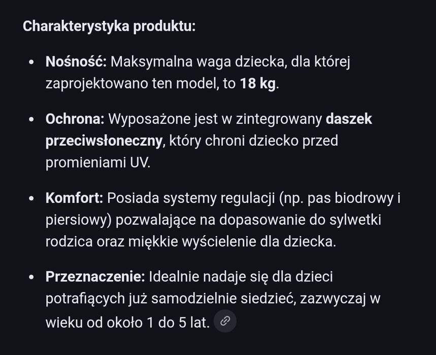 Nosidełko turystyczne Deuter