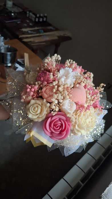 Flowerbox z wosku sojowego