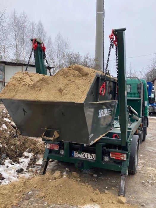 Transport piasku 2-18 ton, płukany, piach, na podsypkę, siany, żwir