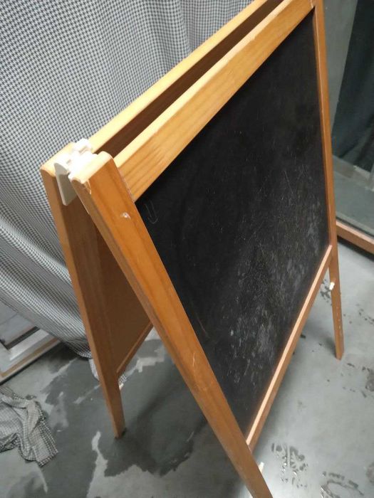 Dwustronna Tablica dla Dzieci | Kredowa + Suchościeralna (Magnetyczna)