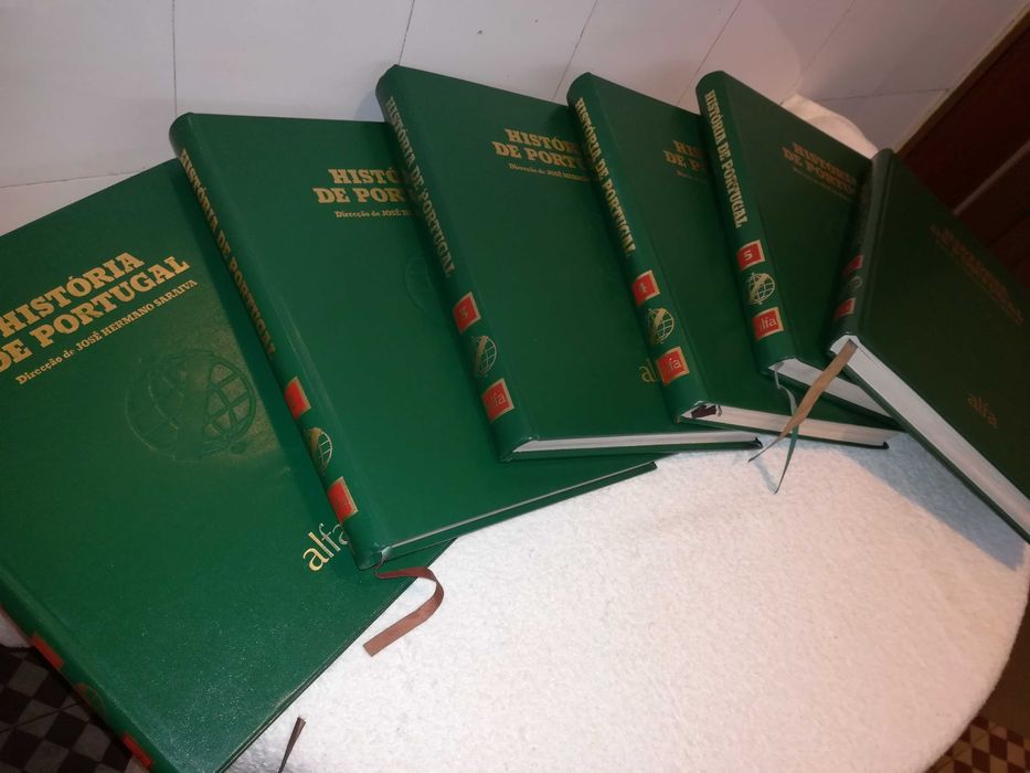 história de portugal - josé hermano saraiva (coleção de 6 livros) 1983