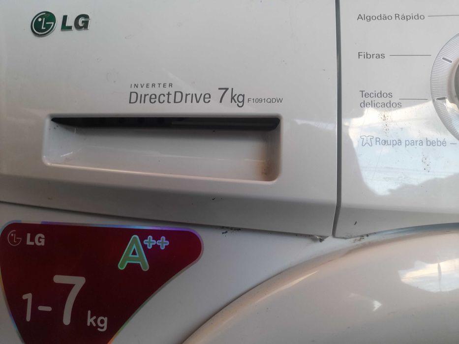 maquina de roupa  LG 7 quilos 1000 rpm