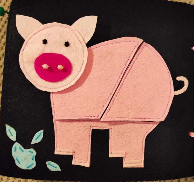 Książeczka sensoryczna hand made