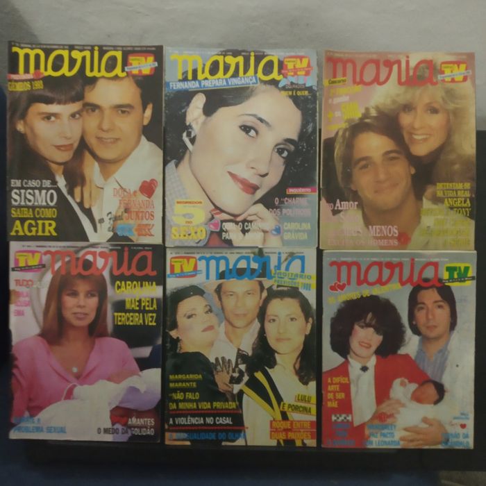42 revistas MARIA, anos 80 (lll)