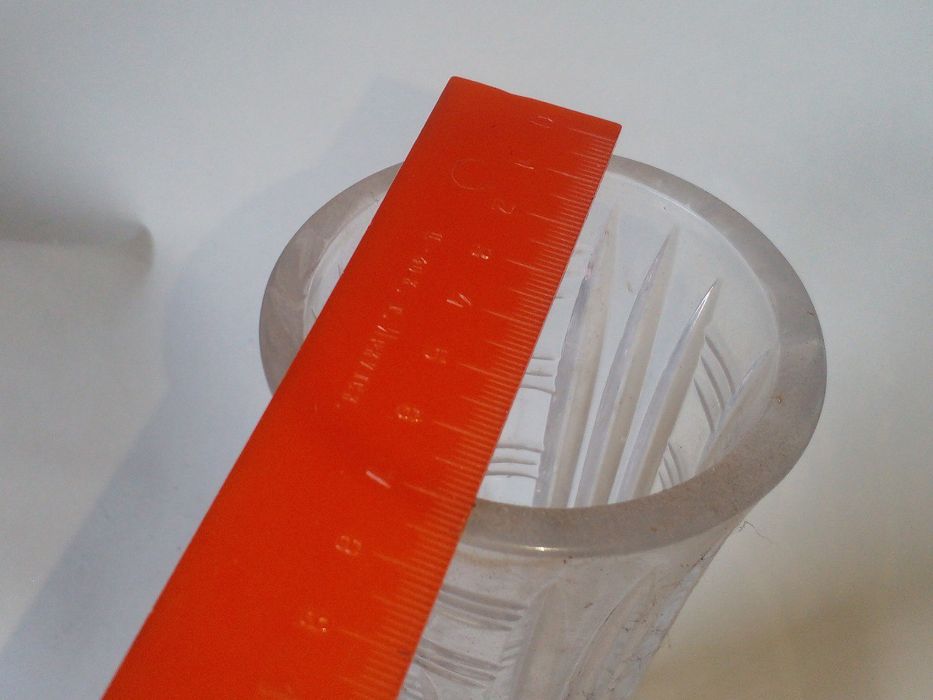 Ваза ссср хрустальная для цветов высокая