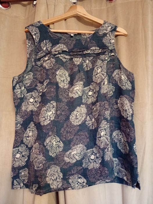 Lniana bluzka, tunika len 100% urop,  lato, weekend size xxl