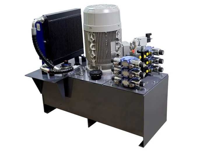 Zasilacz hydrauliczny 22kW dużej mocy 250L 6 sekcji NG10 do zastosowań przemysłowych