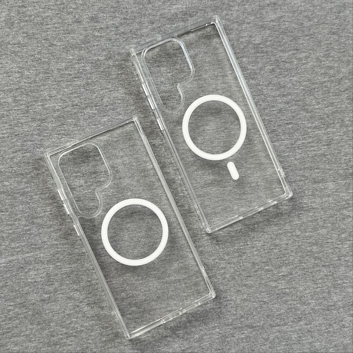 Прозорий чохол Wave з MagSafe для Samsung S26/S25/S24 | УСІ МОДЕЛІ / ПРЕМІУМ !