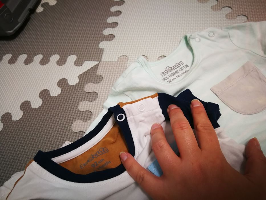 Body 3 pak krótki rękaw 86/92