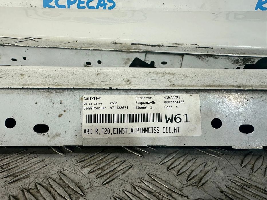 Conjunto Embaladeiras Saias Laterais Sport Originais BMW Serie 1 F20