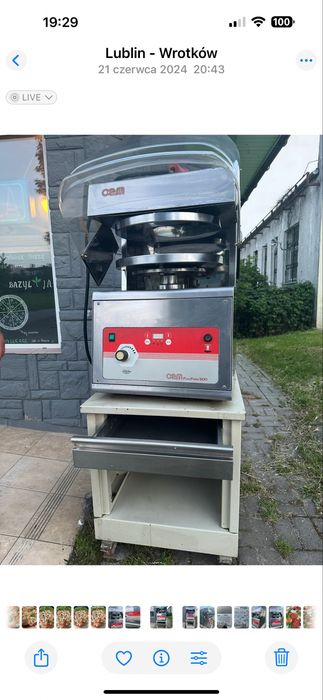 Prasa di pizzy 45 cm