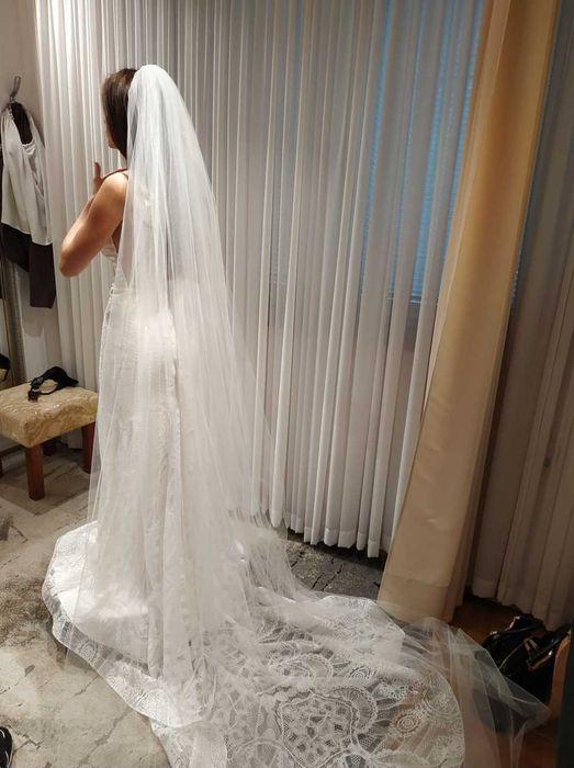 Suknia ślubna fulara&żywczyk 34 xs