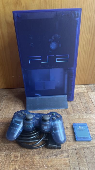 PlayStation 2 (PS2) - Ocean Blue