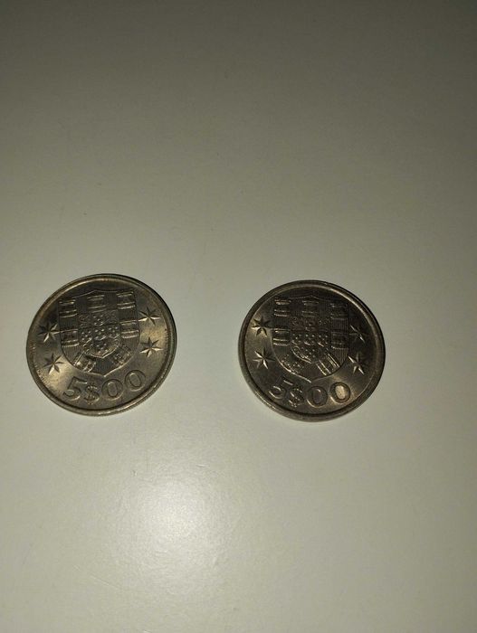 Moedas 5 Escudos 1975