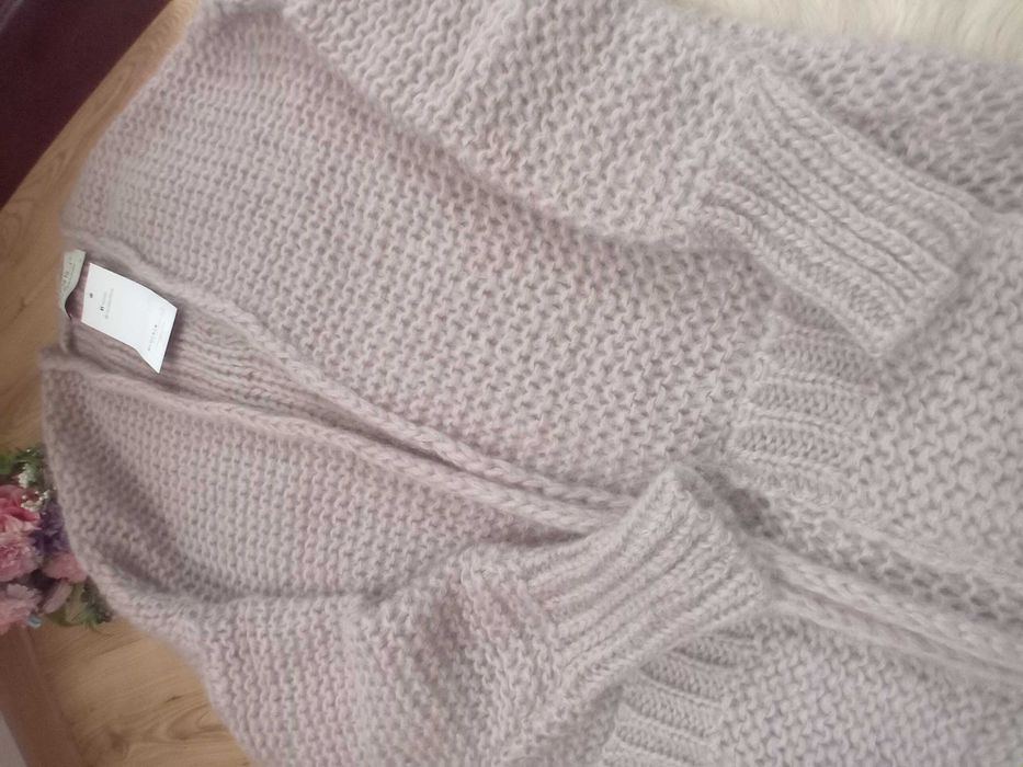 KOLORY Sweter długi baby kid moher i merino By o la la