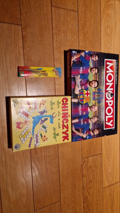 Bierki, Chińczyk, Monopoly(Barcelona)