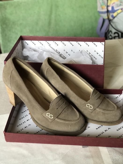 Туфли замшевые