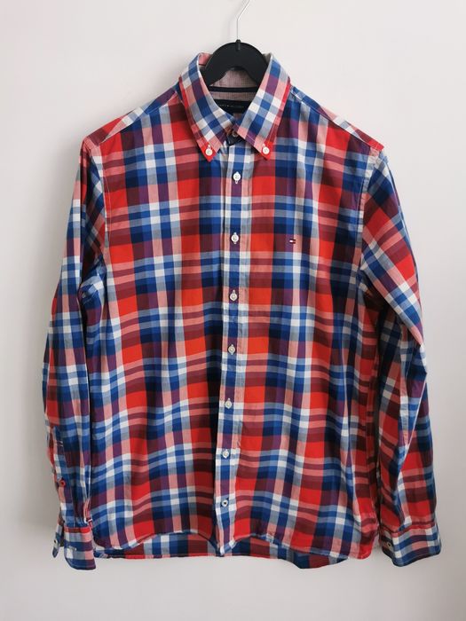 Tommy Hilfiger koszula męska logowana bawełniana S