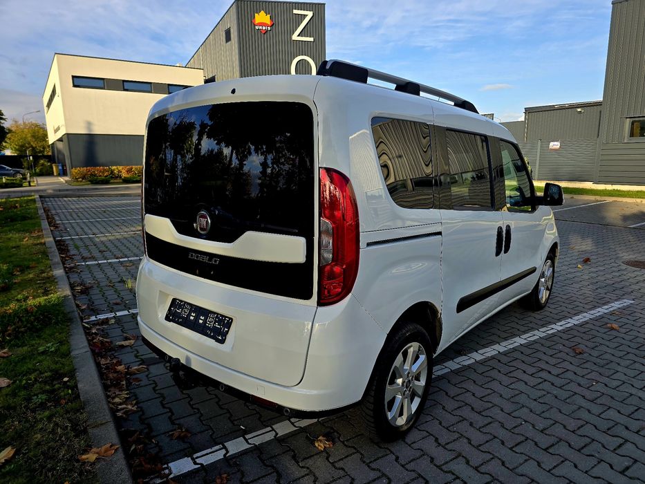 Zamiana Fiat Doblo 2xDrzwiPrzesuwneKlimatronicGrzaneFoteleElSzybyAlufelgi!