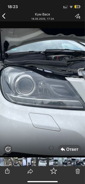 Фари Mercedes w204.