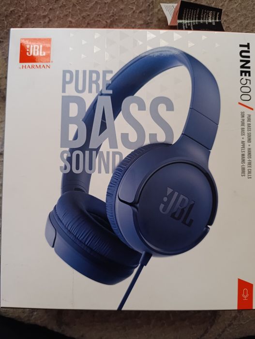 Słuchawki jbl przewodowe Pure Bass 500