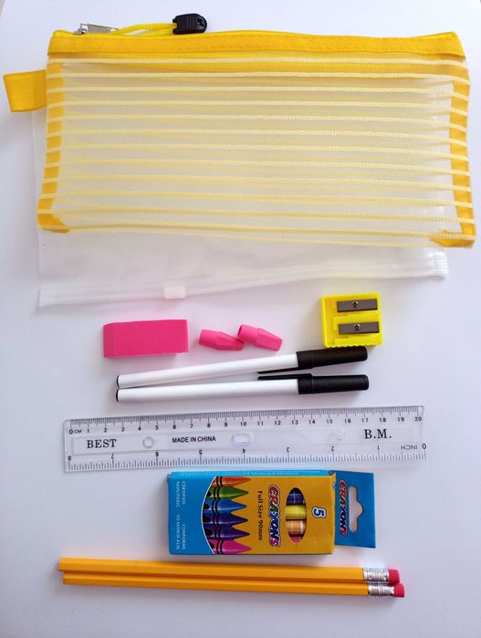 Шкільний пенал 24х12 см з наповненням