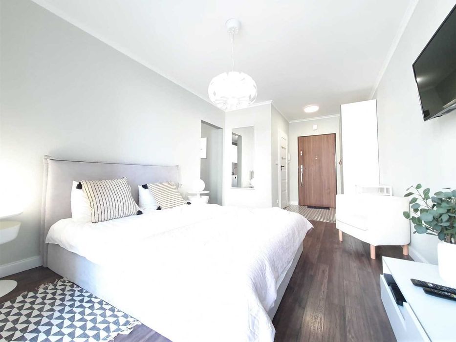 Studio 30m2-BLISKA WOLA-oddzielna kuchnia, duży balkon, ul.Stańczyka 4