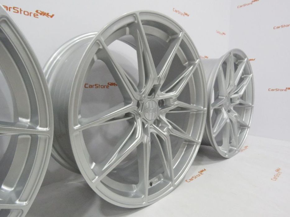Jantes Haxer HX036 19 x 8.5 et 40 5x112 66.6 Silver Shining
