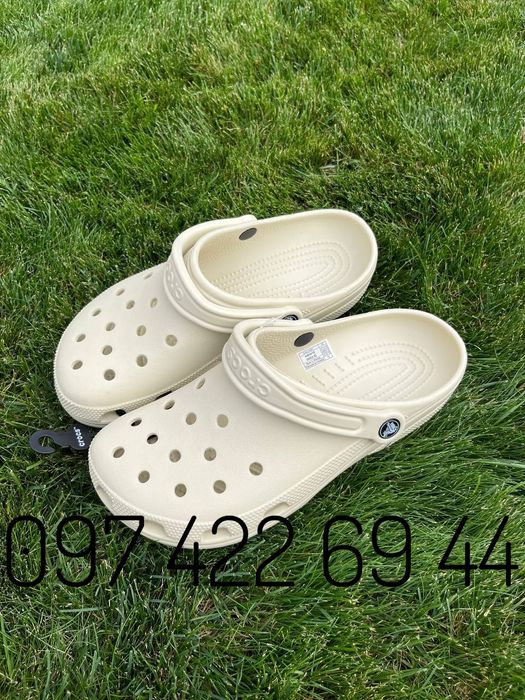 Сабо Crocs Classic! Купити крокси Classic Crocs Bone