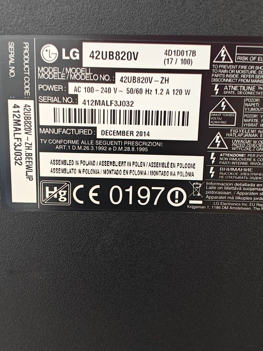 Telewizor LG 42cale