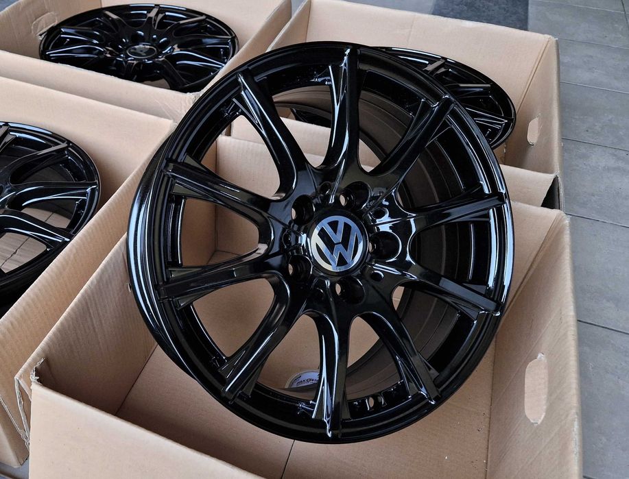 Alufelgi 16 5x112 Czarne VW Audi Seat Skoda Mercedes Oryginalne ! 306#