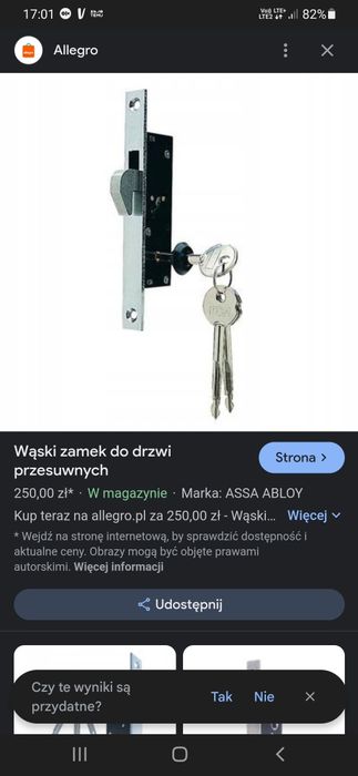 Zamek bramy hakowy i patentowy hakowy furtki.