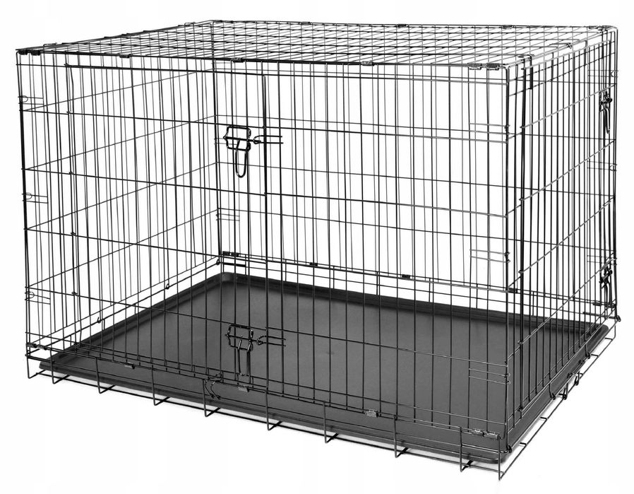 Металлическая БОЛЬШАЯ клетка для животных 122x76x81 переноска, клітка