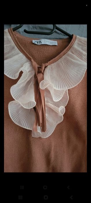 Sweter zara carmelowy rozmiar 36 S