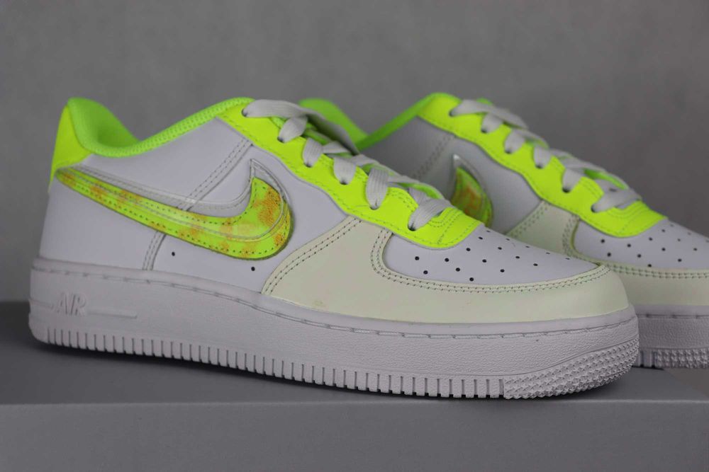 Nike Air Force 1 Low White Citrin 38 *NOWE*