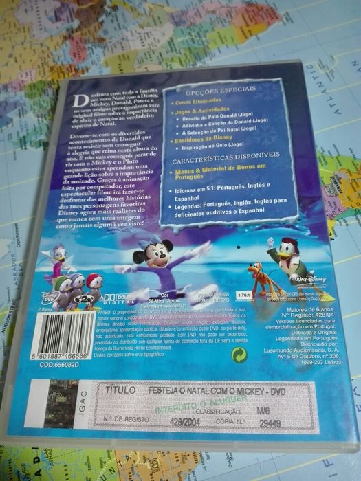 DVD Disney Festeja o Natal com o Mickey