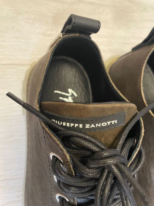 Giuseppe Zanotti Wysokie, sznurowane trampki Blabber