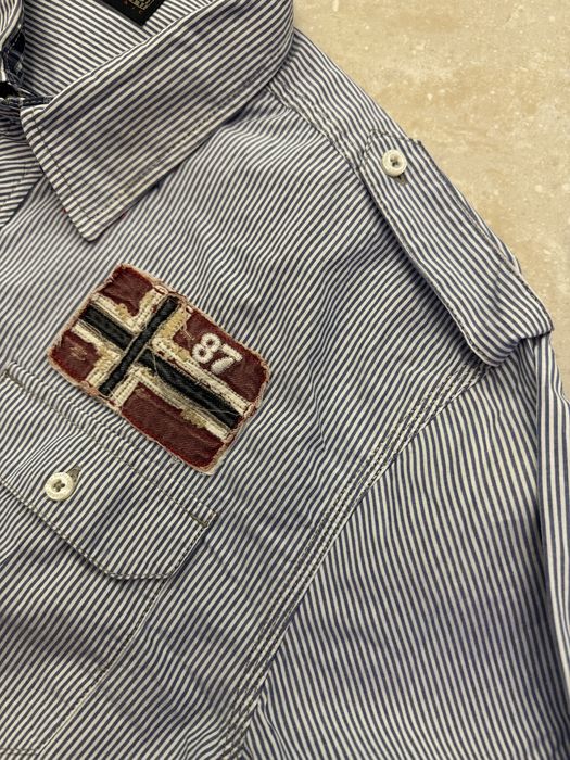 Napapijri extra koszula w kratkę XXL 100% bawełna,jak nowa, naszywki