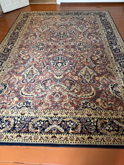 Dywan wełniany Dywilan 250 × 350 cm – 100% wełna, vintage