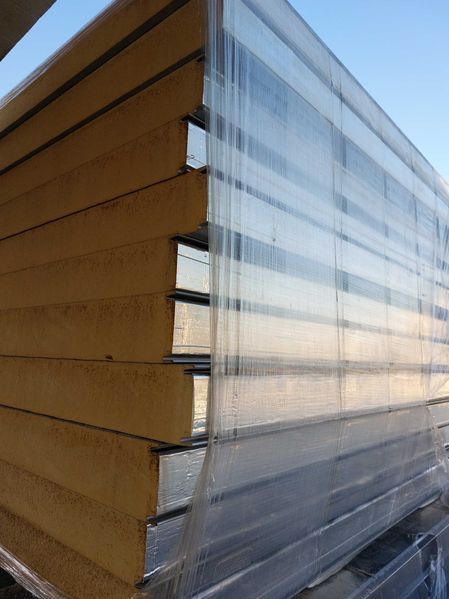 Płyta warstwowa NOWA 60mm, siwa 16m długości