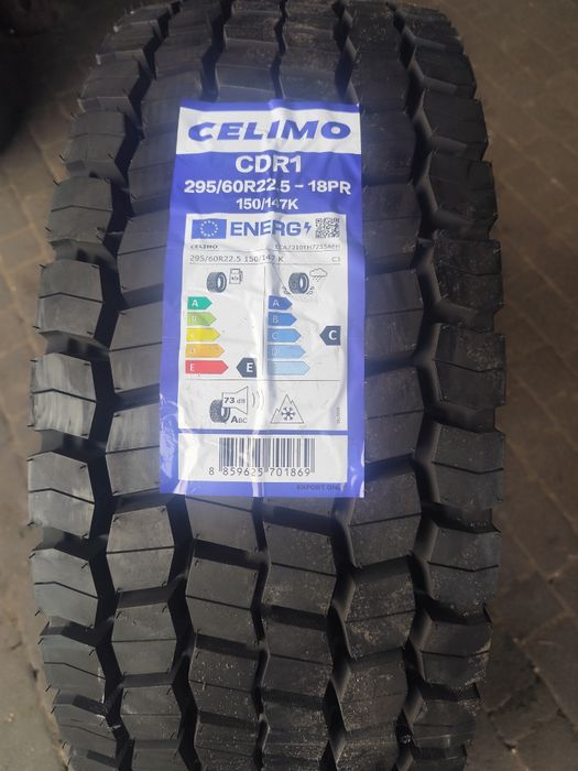 Opona ciężarowa CELIMO CDR1 295/60 R22.5 18PR Nowe