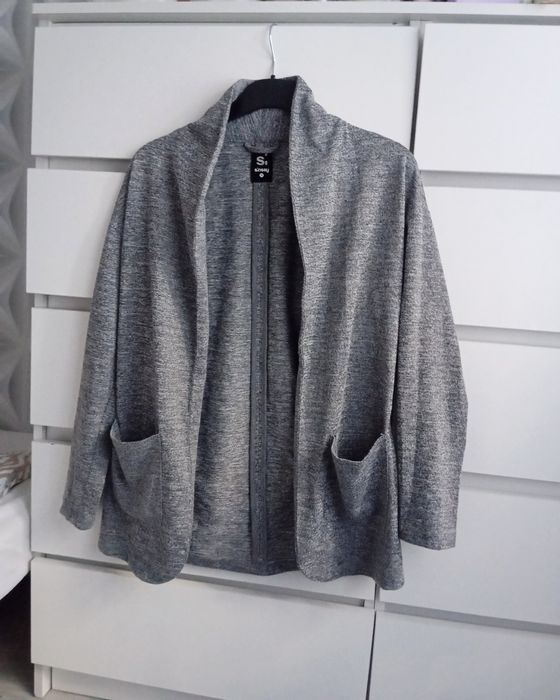 Kardigan grafitowy Sinsay rozmiar M