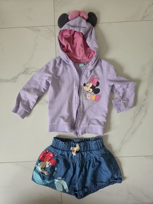 Bluza i spodenki dziewczęce rozm.86/92cm