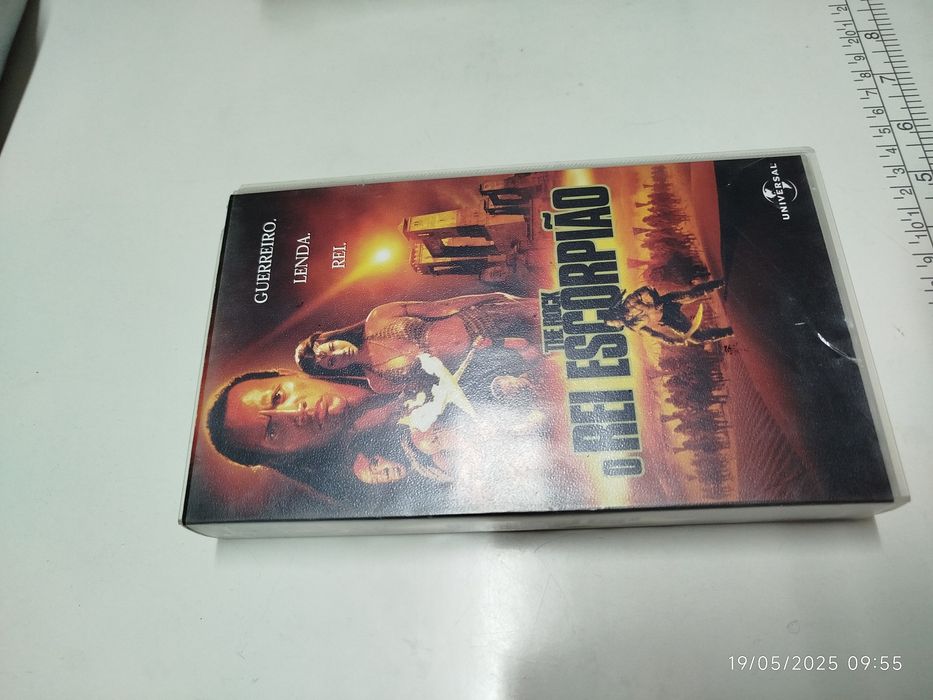 Cassetes de filmes infantis em DVR